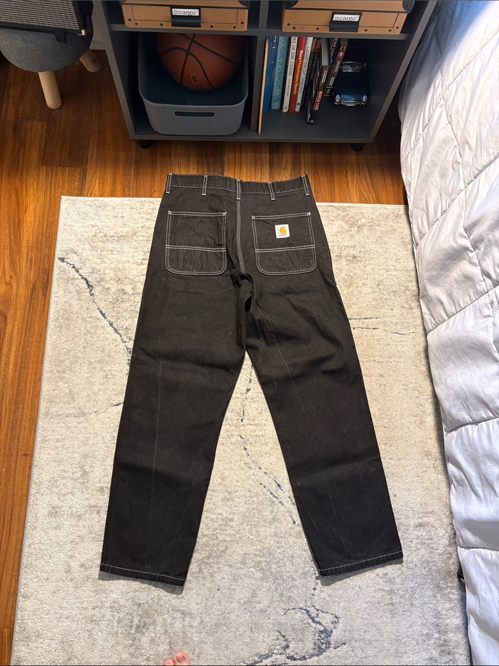 Carhartt WIP Black Work Pants